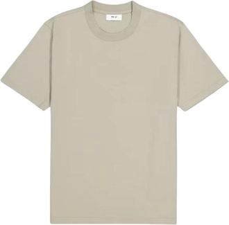 Nn.07 Casual T-shirt van Pima-katoen - Heren - T-shirts - Beige - M - Katoen - Tops