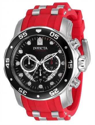 Invicta Pro Diver Chronograph GMT Quartz Black Dial Mens Watch 34009