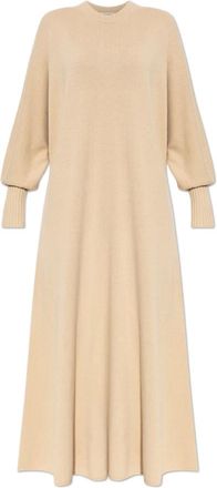 By Malene Birger Dames, Jurken, Beige, Maat: S Wol
