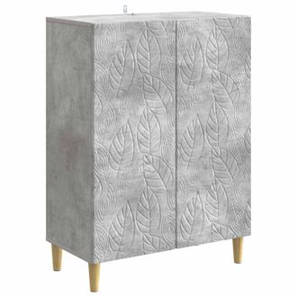vidaXL Aparador Gris Hormig&oacute;n 66 X 34,5 X 90 Cm Madera De Ingenier&iacute;a Vidaxl