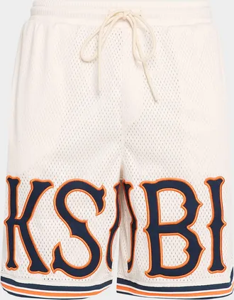 Ksubi Men & apos;s Bolter Logo Applique Mesh Drawstring Shorts