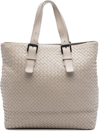 Bottega Veneta Pre-owned Bottega Veneta Nappa Intrecciato Belted Tote Unisex 86DGYIAGKOV9X4K8