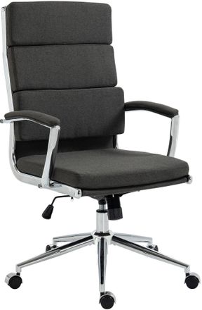 Clp Clp - Silla De Oficina Cleveland Tela Gris Oscuro