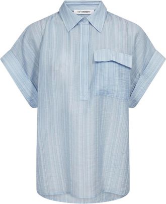 Co'Couture Overhemden, Dames, Blauw, S, Blouses & Shirts