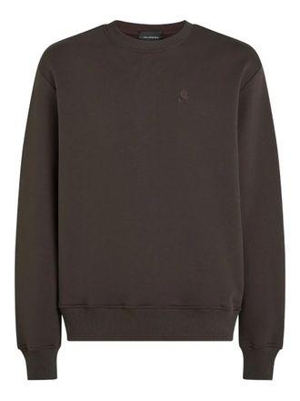 Karl Lagerfeld Kameo sweatshirt - men - Organic Cotton/Recycled Polyester - L - Brown