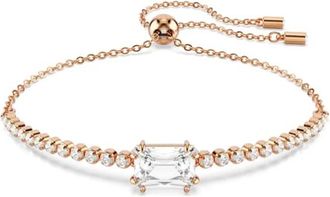 Swarovski Accessoires, Dames, Beige, ONE Size, Kristal Matrix Armband Elegant Sieraden