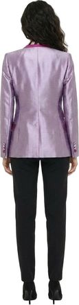 Dolce & Gabbana Womens Purple Polyamide Blazer Clothing