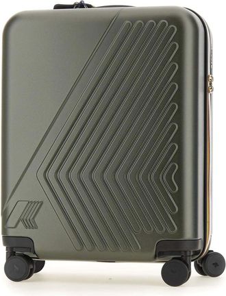 K-Way K-Way, Cabin Bags, male, Green, Size: ONE SIZE Eudoxie Logo Trolley