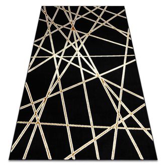 RugsX RugsX Allure Rug in Black | Size: 200 cm x 290 cm