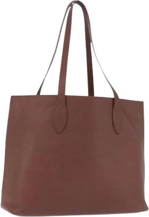 Burberry Pre-owned Vintage Tote Bag - Dames - Vintage Shopper - Bruin - ONE Size - Leer - Vintage