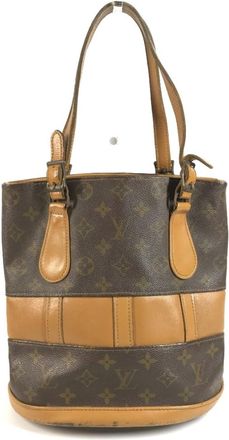 Louis Vuitton Brown Monogram Handbag Shoulder Bag Tote Bag (Pre-Owned)