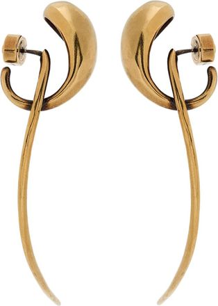 Khaite Cyclone Antique 18kt Gold-plated Drop Earrings - One Size