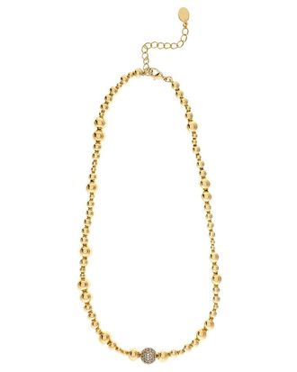 Rivka Friedman 18K Plated Cz Necklace