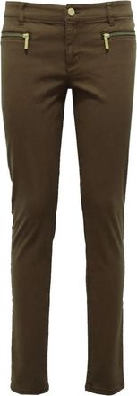 Michael Kors Skinny Duffle Broeken - Dames - Slim Fit Broeken - Bruin - XS - Broeken