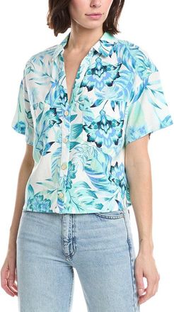 NVLT Nvlt Linen-Blend Camp Shirt