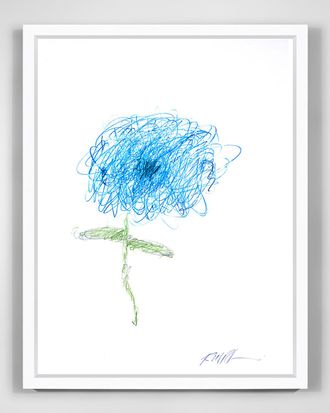 RFA Fine Art Floral - Scribble Flower Giclee by Robert Robinson