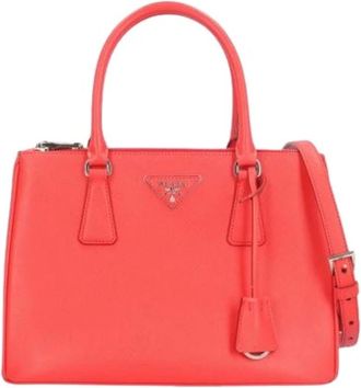 Prada Pre-owned Handbags, female, Red, Size: ONE SIZE Pre-owned Vintage Handbag