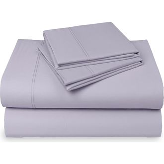 California Design Den Hotel Luxe 800 Thread Count 100% Cotton Sateen Sheet Set in Lavender at Nordstrom, Size Queen