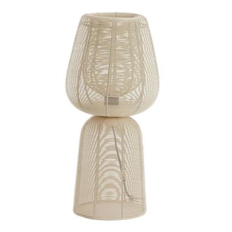Light & Living L&aacute;mpara De Mesa - Aboso - Beige - Metal - E27 - - Light&living