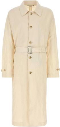 Dolce & Gabbana Cappotto - Heren - Jas met riem - Beige - L - Jassen