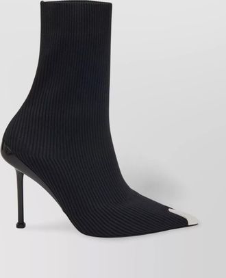 Alexander McQueen stretch knit ankle boots
