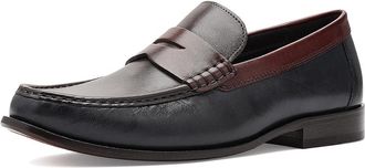 Johnston & Murphy Humphrey Penny Loafers Mens Shoes Navy/Olive/Burgundy Full Grain : 10.5 M (D), Leather