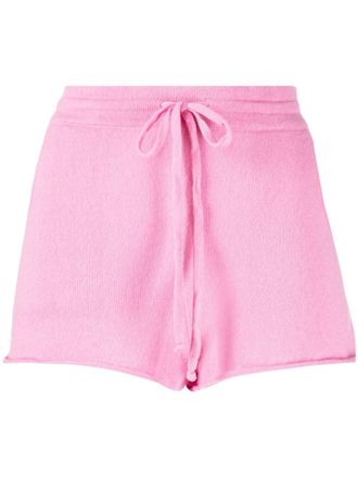 Teddy Cashmere Shorts Portofino con coulisse - Rosa
