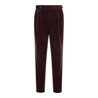 Brunello Cucinelli PAL Pantalone Leis. - Heren - Broeken - Paars - Maat: L