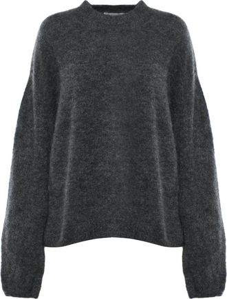 Frankie Shop Round-neck Truien - Dames - Ronde hals truien - Grijs - S - Truien & Vesten