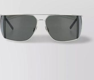 Saint Laurent metal wraparound sunglasses