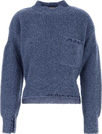 Marni Blue Wool Sweater