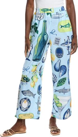 Gracia Wide Leg Print Pant