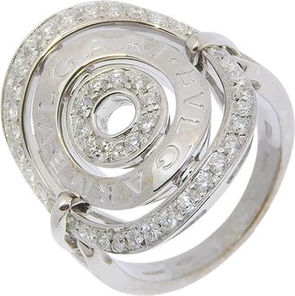Bulgari White Gold (18K) Band Ring (Pre-Owned)