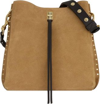 Rebecca Minkoff Darren Suede Shoulder Bag in Chest/fond at Nordstrom