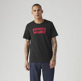Levi's Graphic Set In Neck T Shirt - Mens - 2XL - Black
