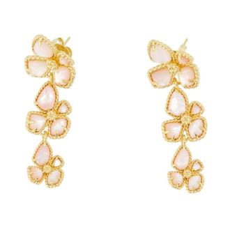 Zimmermann Bloom Grote Dangle Oorbellen - Dames - Oorbellen - Geel - ONE Size - Accessoires