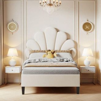 OEM Cama Infantil - 90x200cm - Terciopelo Suave Anti-rasgu&ntilde;os - Montaje 90min - Dise&ntilde;o Rom&aacute;ntico