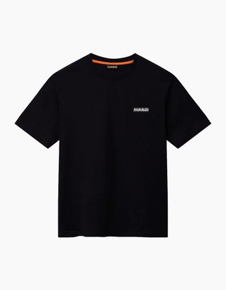 Napapijri Mens Napapijri S-Small Box T-Shirt - Black - Size: 38