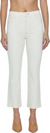 Pistola Denim Lennon High Rise Crop Bootcut Jeans In Sandstone
