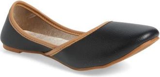 Fuchsia Classic Black Basic Jutti Flat at Nordstrom, Size 10