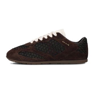Nubikk Schoenen, Dames, Bruin, 39 EU, Leer, Riley Morgan Dames Sneakers