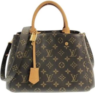 Louis Vuitton Pre-owned Montaigne BB Monogram Bag - - Pre-owned - Donna - Marrone - ONE SIZE