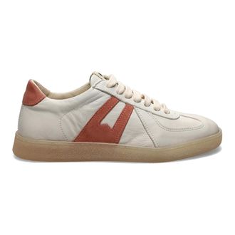 Moma Moma, Schoenen, Dames, Wit, 39 EU, Leer, Vulcano Sneakers