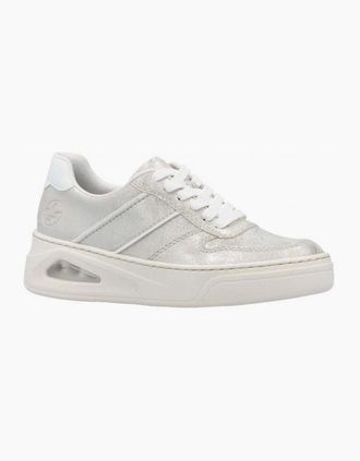Rieker Womens Rieker N6402-40 in Silver/platinum - White