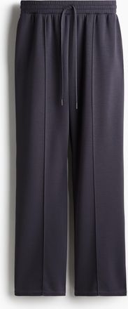 H&M Superweiche Hose mit Falten - Grau