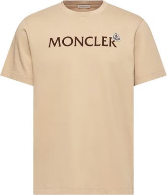Moncler CLASSIC LOGO T SHIRT Size: XXL, colour: BEIGE