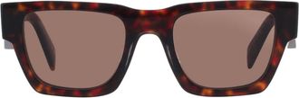 Prada Brown Square Mens Sunglasses PR A06S 17N06B 50
