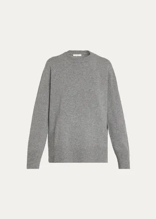 The Row Sibem Wool-Cashmere Crewneck Sweater