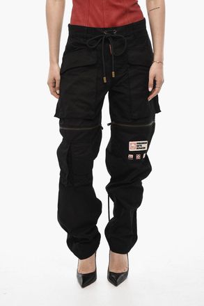 Dsquared2 Pantaloni Casual In Cotone con Dettagli Zip Dsquared2