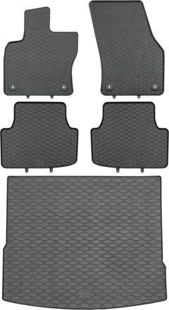 OEM Juego De Alfombrillas De Goma Para Coche Y Maletero Para Volkswagen Tiguan Ii Suv (05.2016-2024)